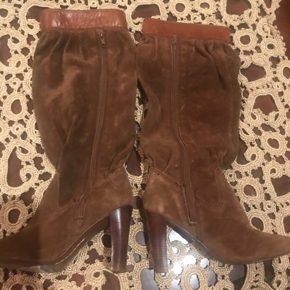 MICHAEL KORS SUEDE BOOT tan original and NEW - Picture 2 of 5